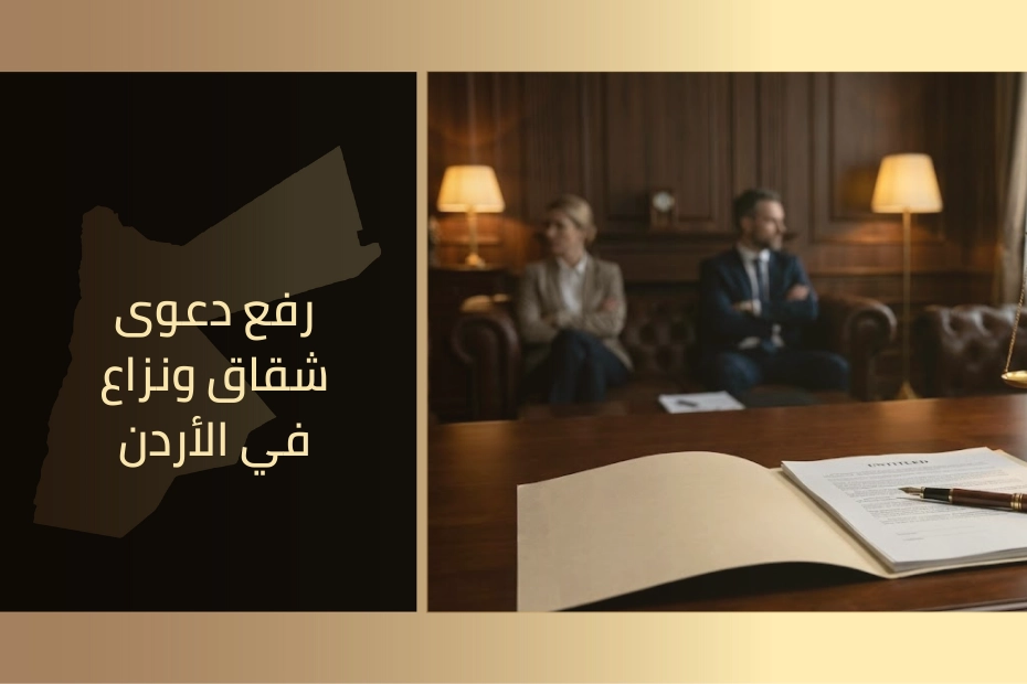 رفع دعوى شقاق ونزاع في الأردن