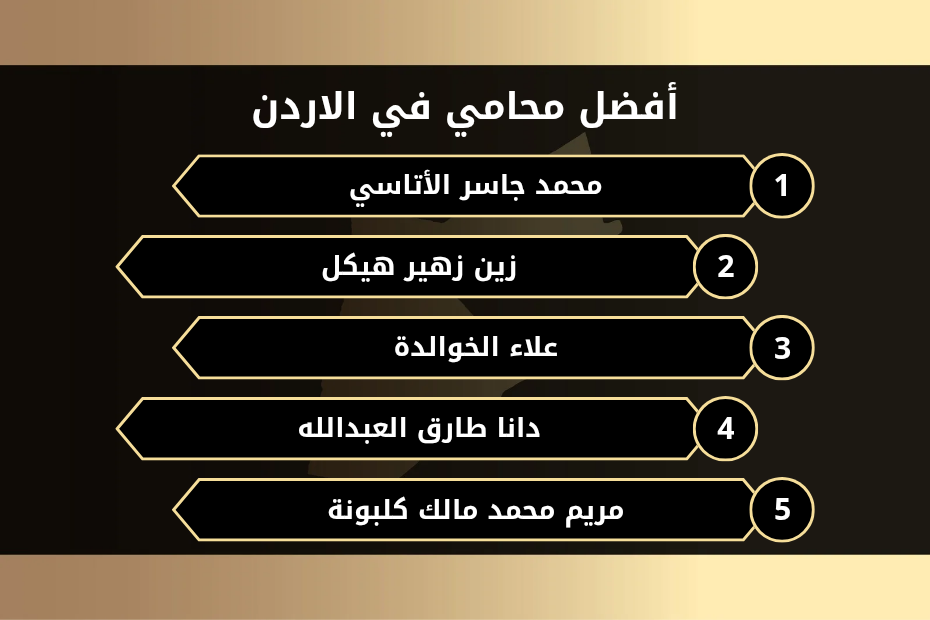 أفضل محامي في الأردن