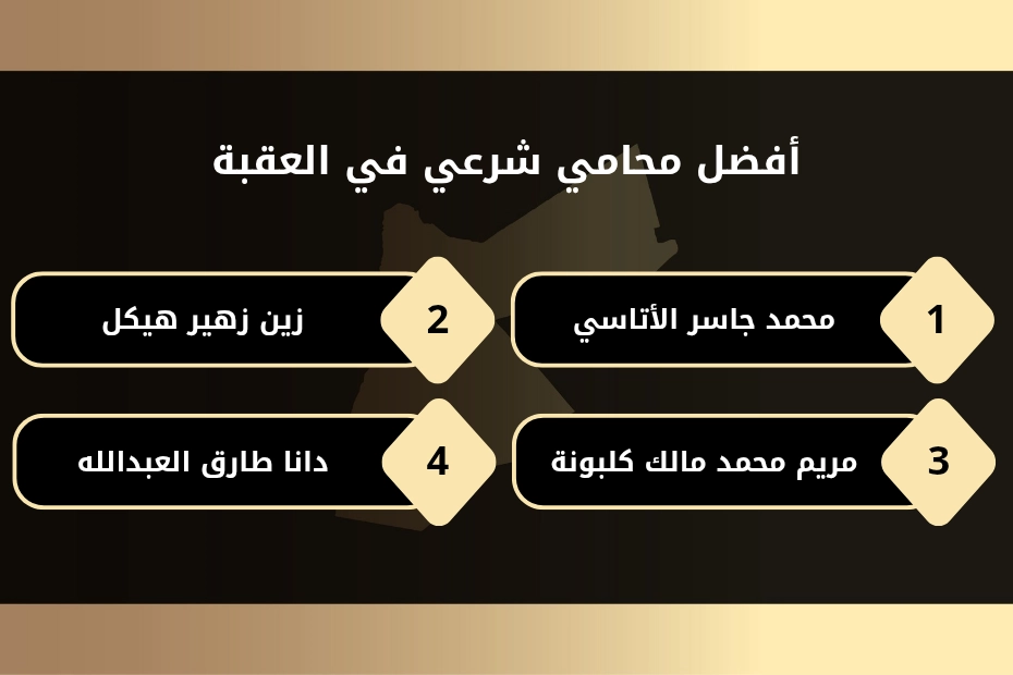 أفضل محامي شرعي في العقبة