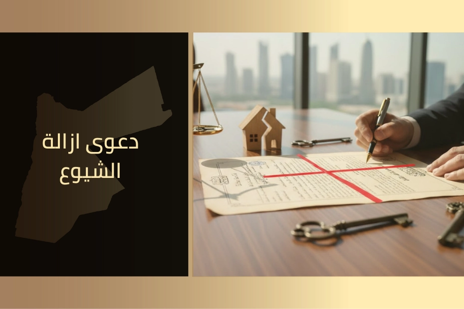 دعوى إزالة الشيوع في الأردن لفض النزاع بين الشركاء وتقسيم العقار وفق القانون
