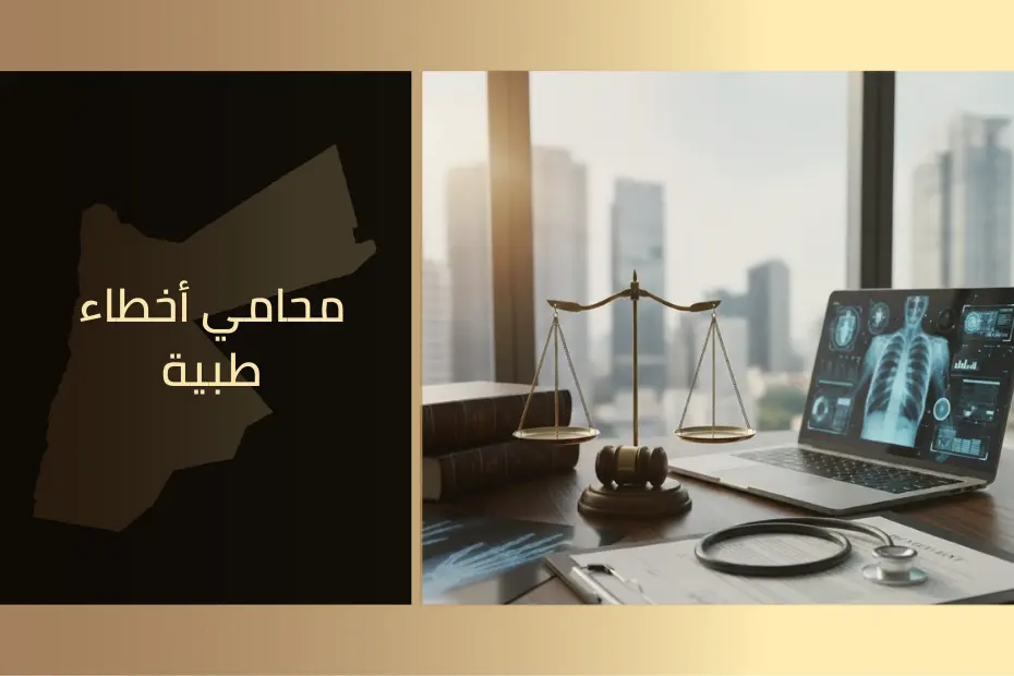 محامي أخطاء طبية في الأردن من مكتب العدل يراجع ملف قضية إهمال طبي وفق القانون الأردني