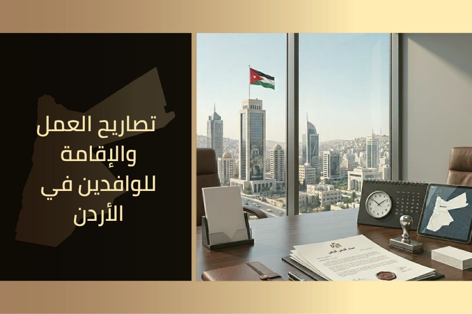 _تصاريح العمل والإقامة للوافدين في الأردن