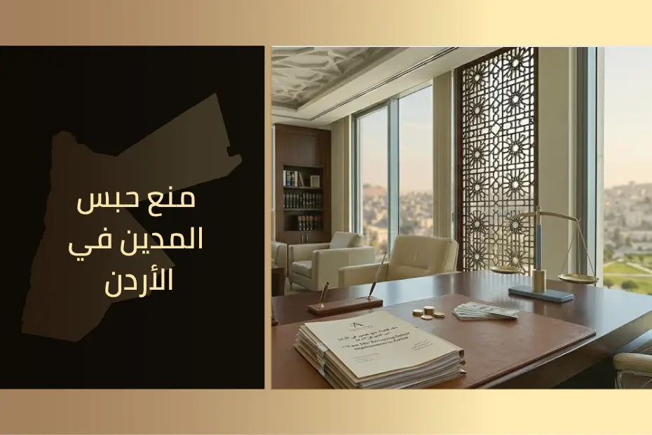 منع حبس المدين في الأردن