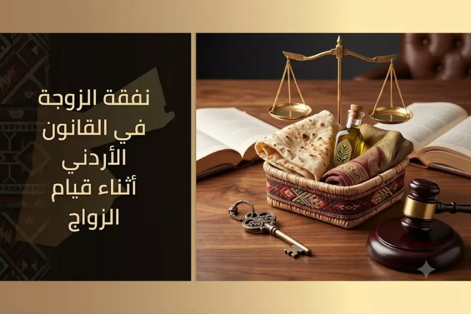 محامي شرعي وقانوني في الأردن – مكتب الأتاسي للمحاماة والاستشارات القانونية 26 نفقة الزوجة في القانون الأردني أثناء الزواج