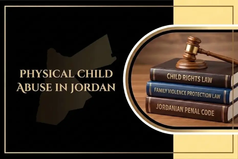 Physical child abuse in Jordan under child and family protection laws