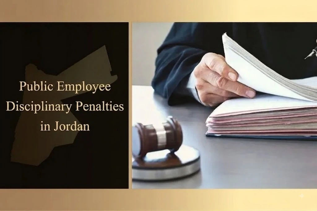 Public employee disciplinary penalties in Jordan