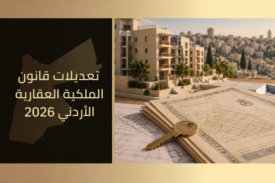تعديلات قانون الملكية العقارية الأردني 2026